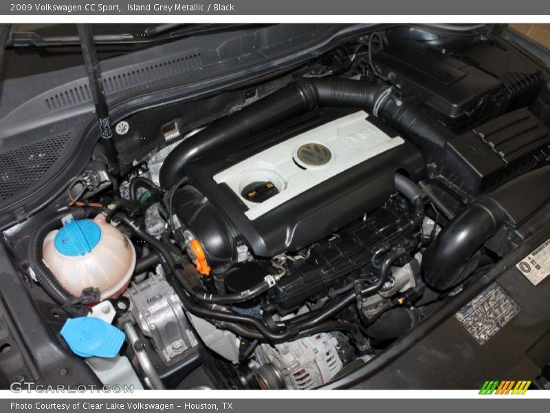Island Grey Metallic / Black 2009 Volkswagen CC Sport