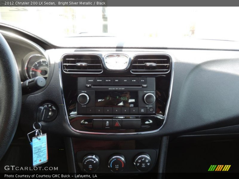 Bright Silver Metallic / Black 2012 Chrysler 200 LX Sedan