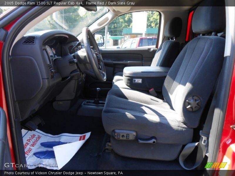 Flame Red / Dark Slate Gray 2005 Dodge Ram 1500 SLT Regular Cab 4x4