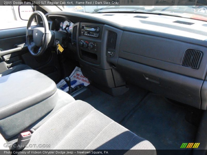 Flame Red / Dark Slate Gray 2005 Dodge Ram 1500 SLT Regular Cab 4x4