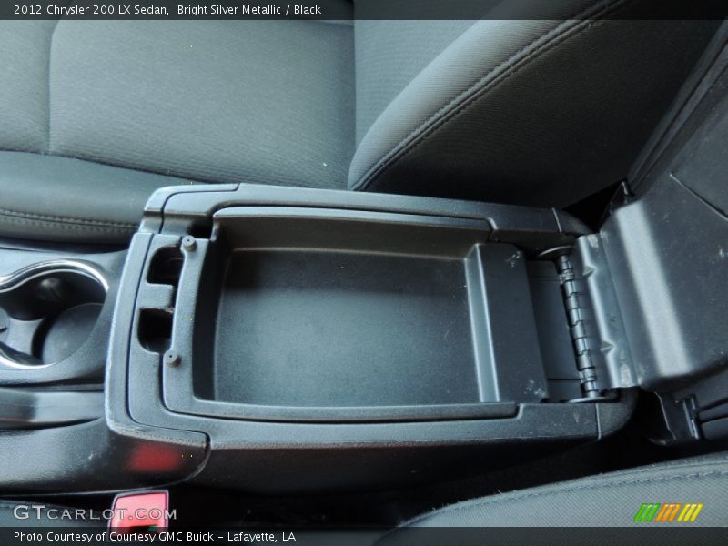 Bright Silver Metallic / Black 2012 Chrysler 200 LX Sedan