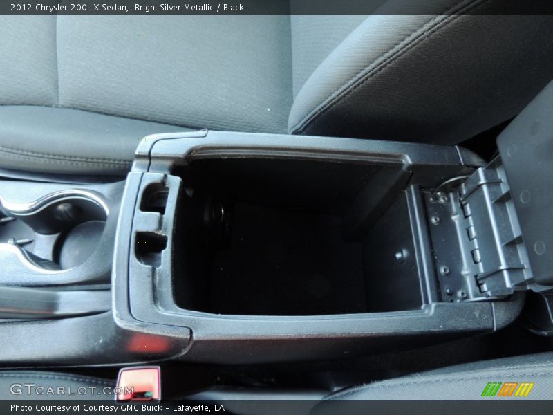 Bright Silver Metallic / Black 2012 Chrysler 200 LX Sedan