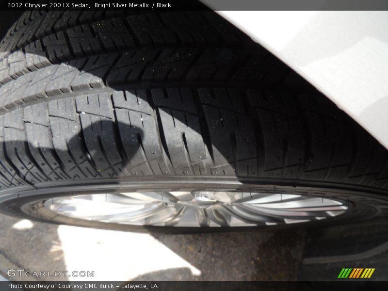 Bright Silver Metallic / Black 2012 Chrysler 200 LX Sedan