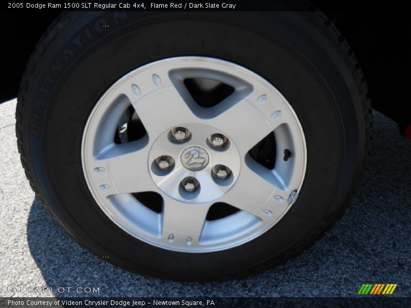 Flame Red / Dark Slate Gray 2005 Dodge Ram 1500 SLT Regular Cab 4x4