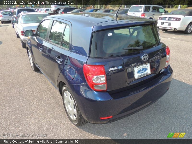 Nautica Blue Mica / Charcoal Gray 2009 Scion xD