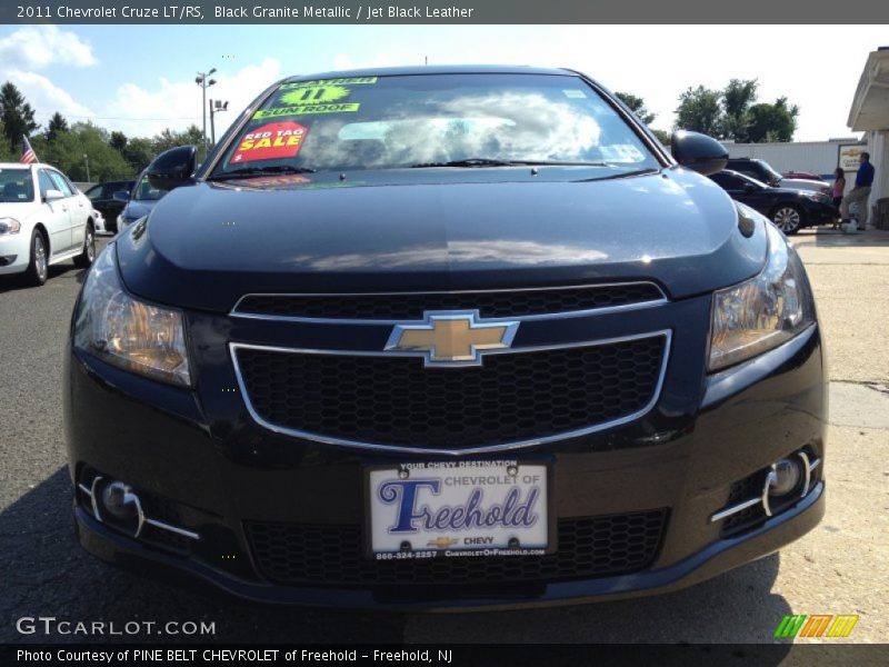 Black Granite Metallic / Jet Black Leather 2011 Chevrolet Cruze LT/RS