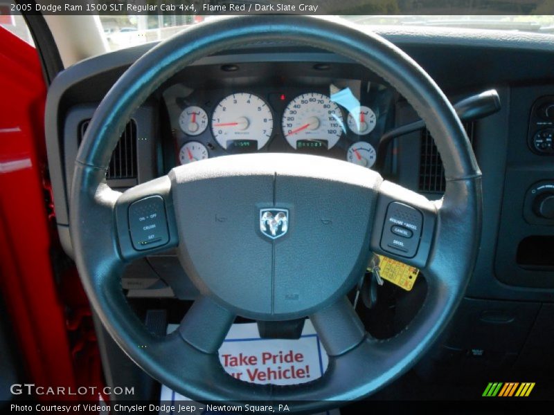 Flame Red / Dark Slate Gray 2005 Dodge Ram 1500 SLT Regular Cab 4x4