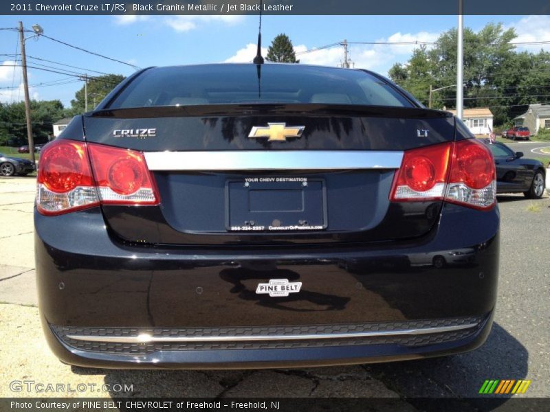 Black Granite Metallic / Jet Black Leather 2011 Chevrolet Cruze LT/RS