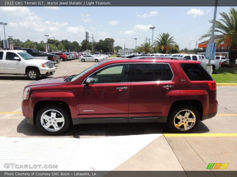 Merlot Jewel Metallic / Light Titanium 2012 GMC Terrain SLT