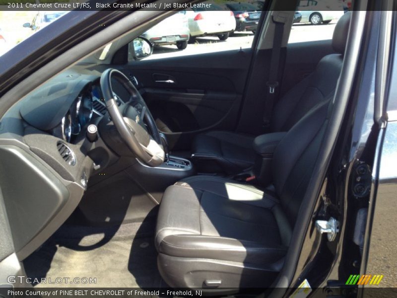Black Granite Metallic / Jet Black Leather 2011 Chevrolet Cruze LT/RS