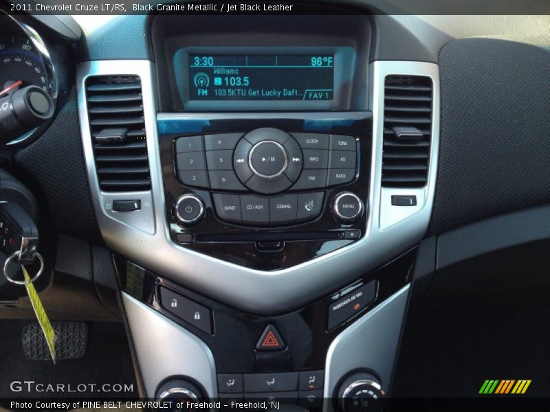 Black Granite Metallic / Jet Black Leather 2011 Chevrolet Cruze LT/RS