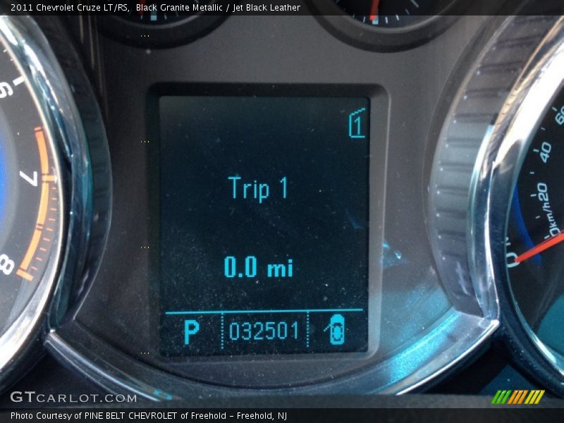 Black Granite Metallic / Jet Black Leather 2011 Chevrolet Cruze LT/RS
