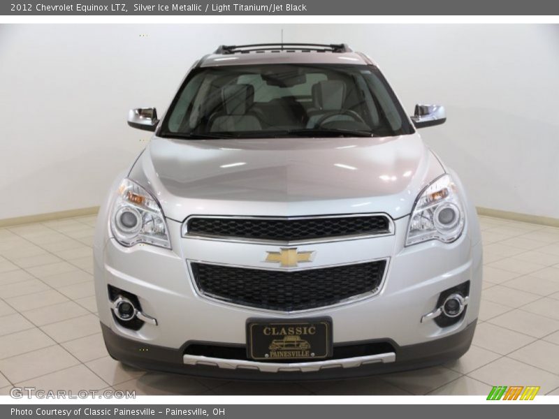 Silver Ice Metallic / Light Titanium/Jet Black 2012 Chevrolet Equinox LTZ