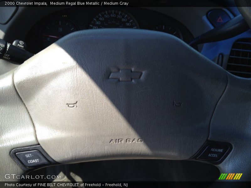 Medium Regal Blue Metallic / Medium Gray 2000 Chevrolet Impala