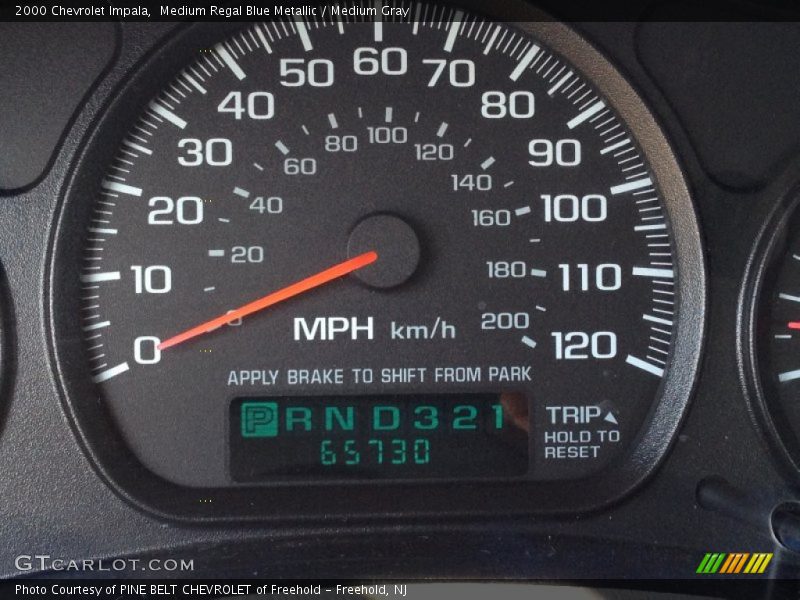 Medium Regal Blue Metallic / Medium Gray 2000 Chevrolet Impala