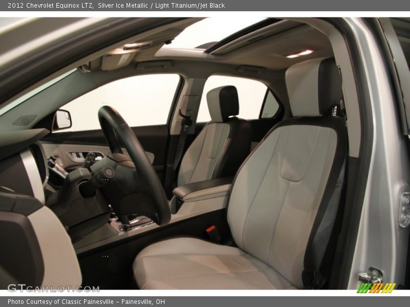 Silver Ice Metallic / Light Titanium/Jet Black 2012 Chevrolet Equinox LTZ