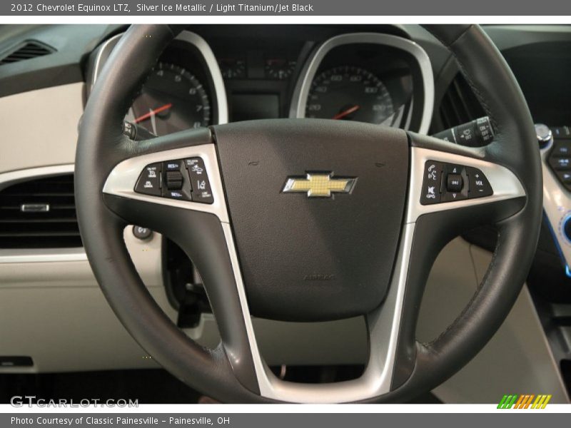Silver Ice Metallic / Light Titanium/Jet Black 2012 Chevrolet Equinox LTZ