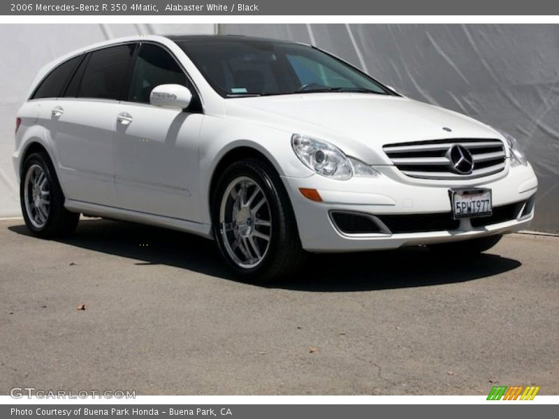 Alabaster White / Black 2006 Mercedes-Benz R 350 4Matic