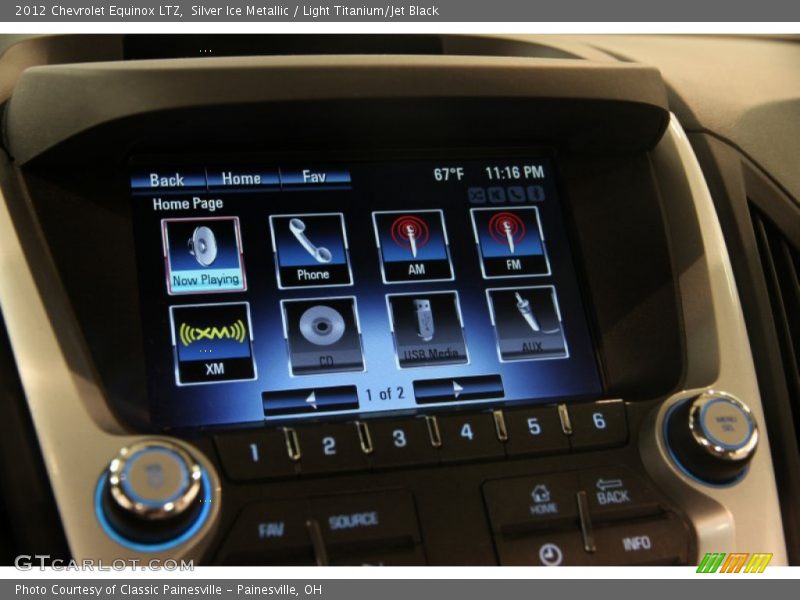 Silver Ice Metallic / Light Titanium/Jet Black 2012 Chevrolet Equinox LTZ