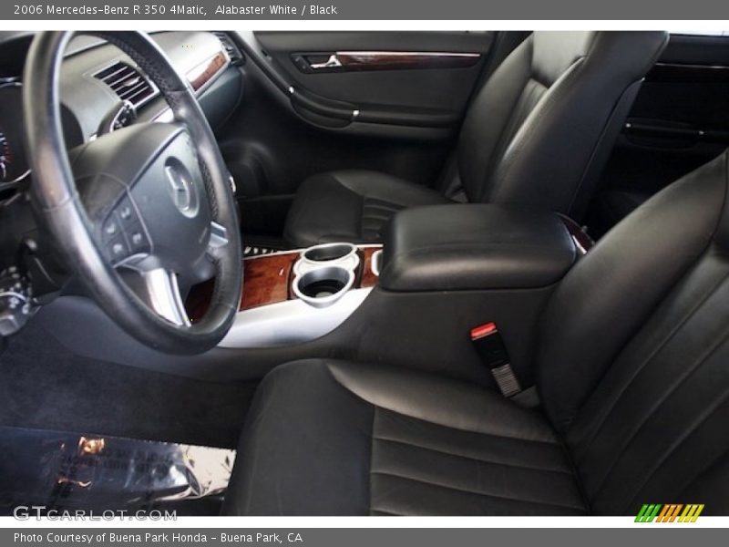 Alabaster White / Black 2006 Mercedes-Benz R 350 4Matic
