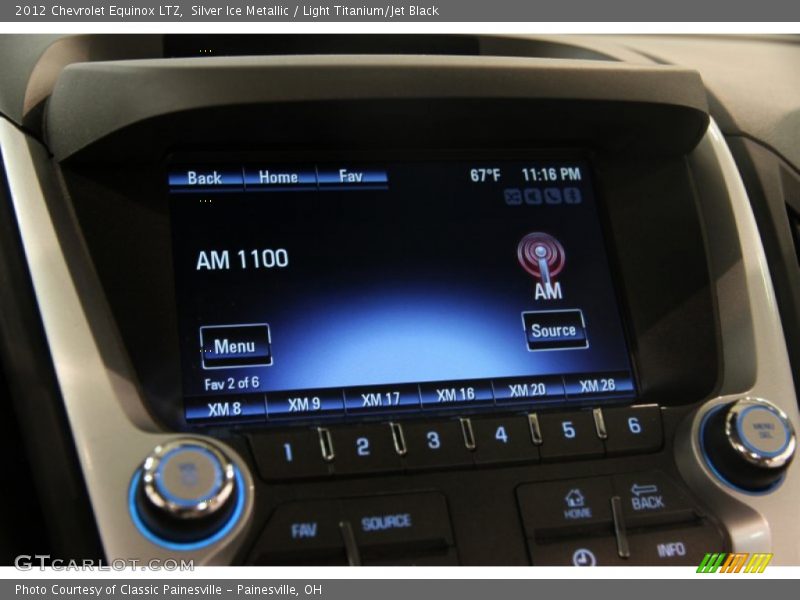 Silver Ice Metallic / Light Titanium/Jet Black 2012 Chevrolet Equinox LTZ