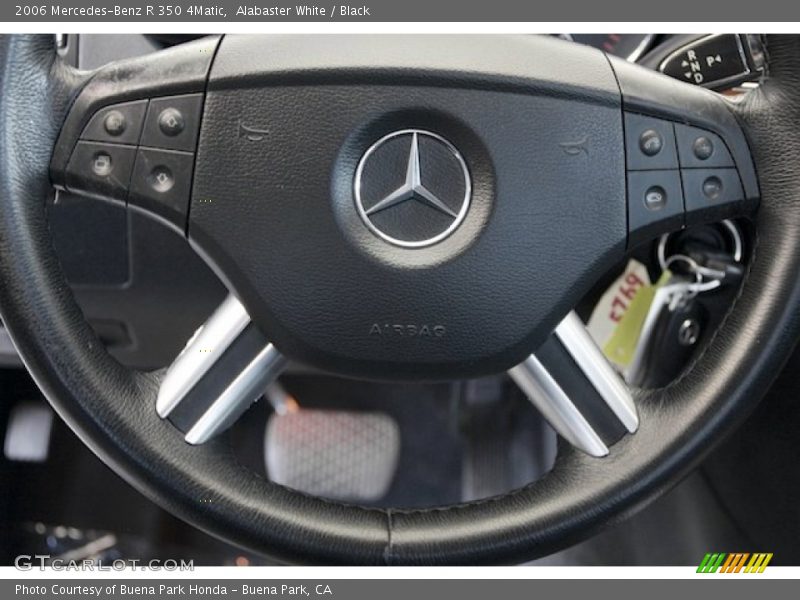 Alabaster White / Black 2006 Mercedes-Benz R 350 4Matic