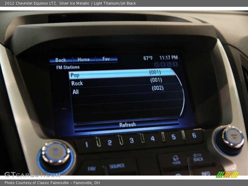 Silver Ice Metallic / Light Titanium/Jet Black 2012 Chevrolet Equinox LTZ