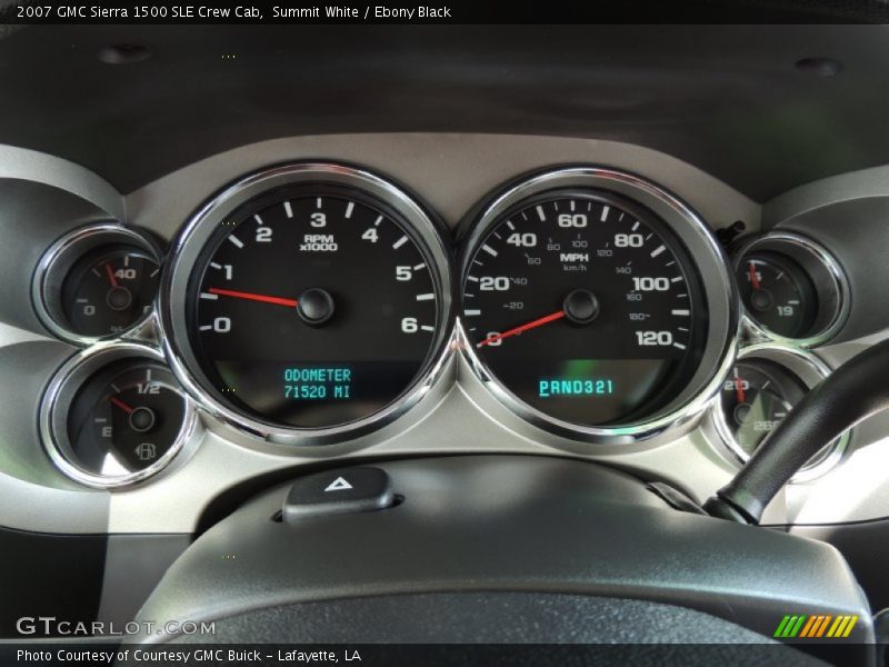 Summit White / Ebony Black 2007 GMC Sierra 1500 SLE Crew Cab