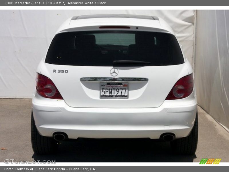 Alabaster White / Black 2006 Mercedes-Benz R 350 4Matic