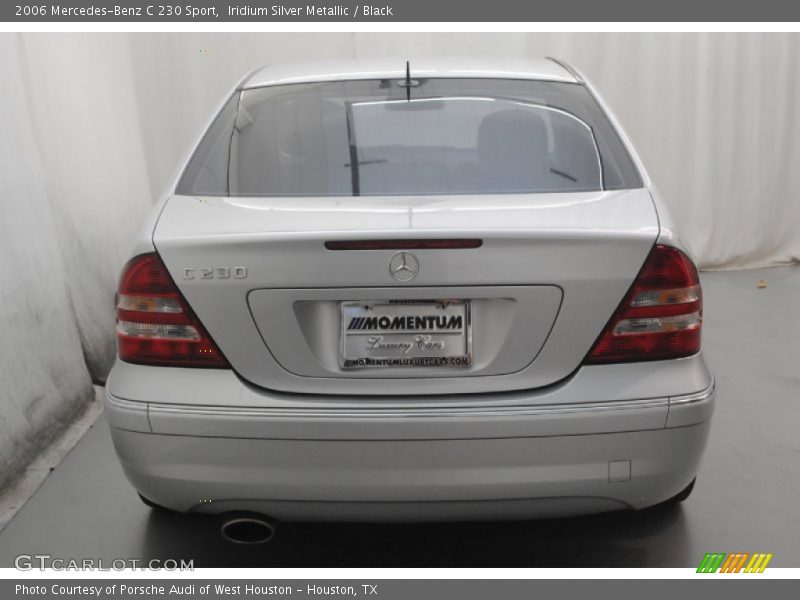 Iridium Silver Metallic / Black 2006 Mercedes-Benz C 230 Sport