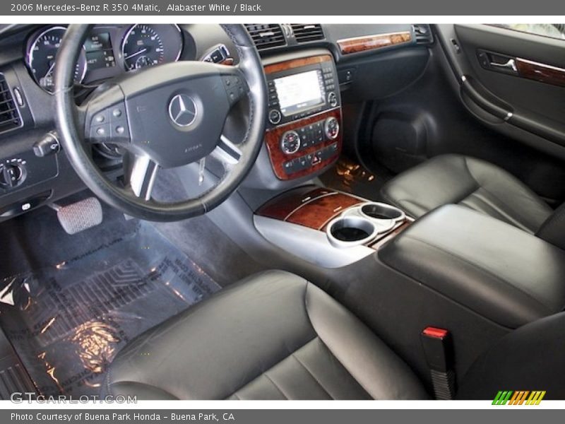 Alabaster White / Black 2006 Mercedes-Benz R 350 4Matic