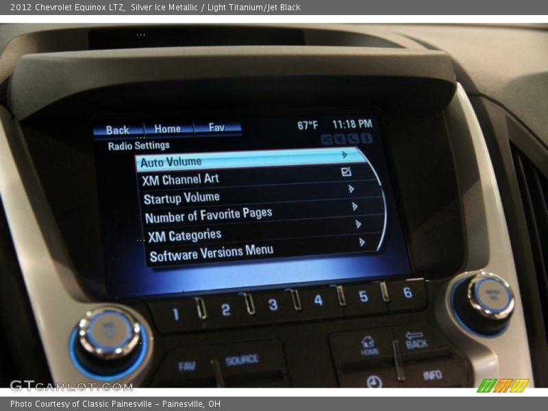 Silver Ice Metallic / Light Titanium/Jet Black 2012 Chevrolet Equinox LTZ