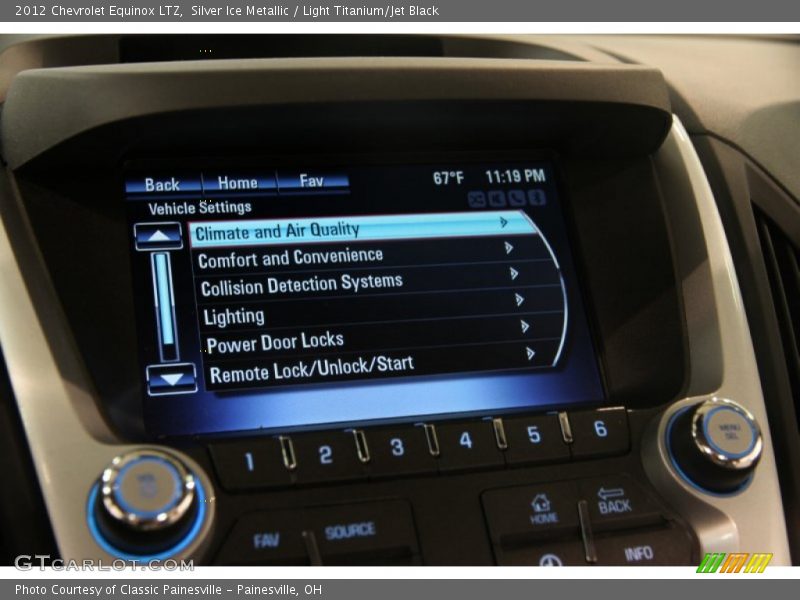 Silver Ice Metallic / Light Titanium/Jet Black 2012 Chevrolet Equinox LTZ
