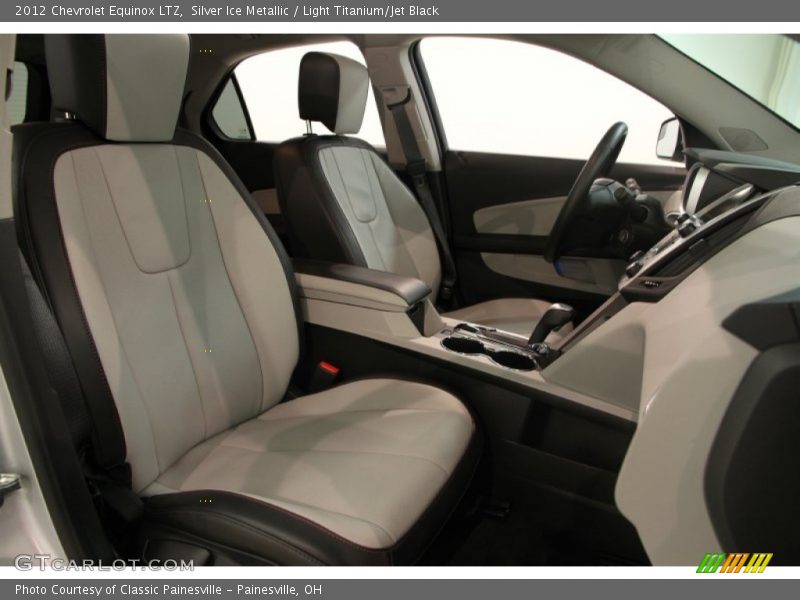 Silver Ice Metallic / Light Titanium/Jet Black 2012 Chevrolet Equinox LTZ