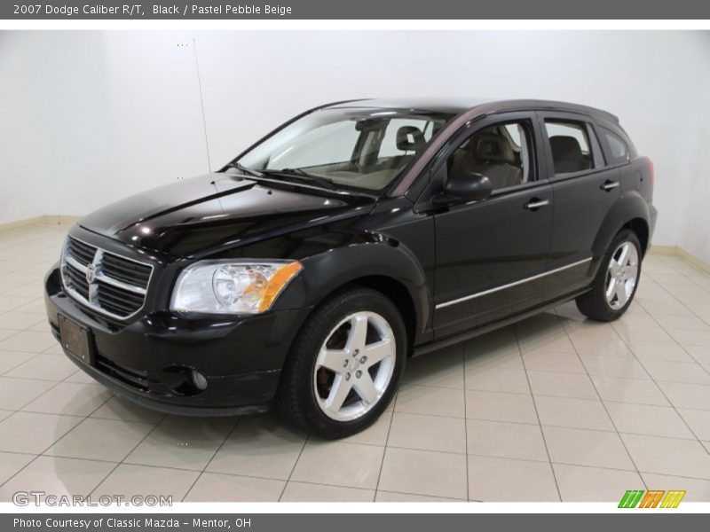 Black / Pastel Pebble Beige 2007 Dodge Caliber R/T