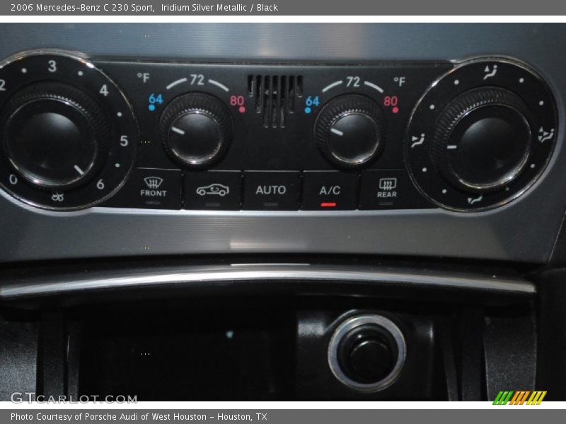 Controls of 2006 C 230 Sport