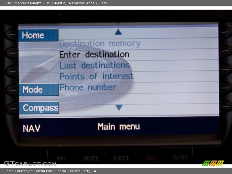 Alabaster White / Black 2006 Mercedes-Benz R 350 4Matic