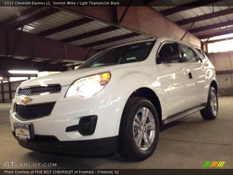 Summit White / Light Titanium/Jet Black 2013 Chevrolet Equinox LS