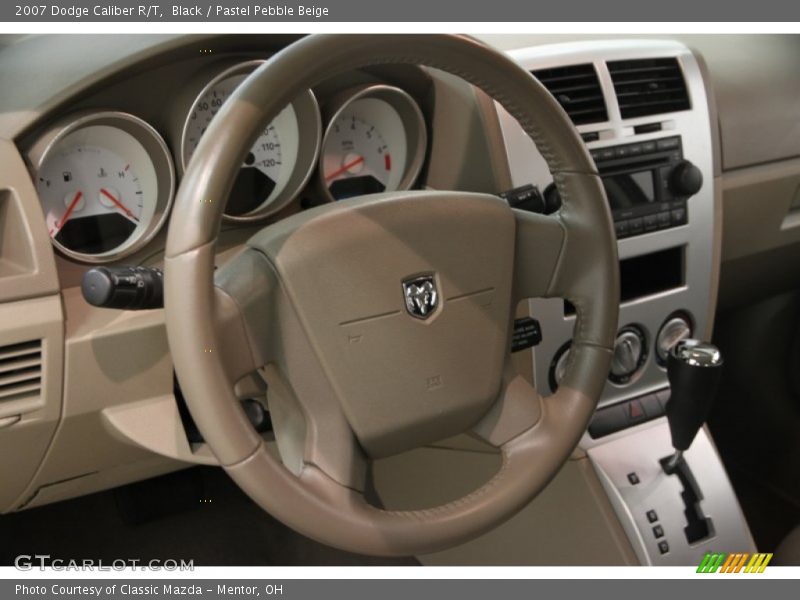 Black / Pastel Pebble Beige 2007 Dodge Caliber R/T