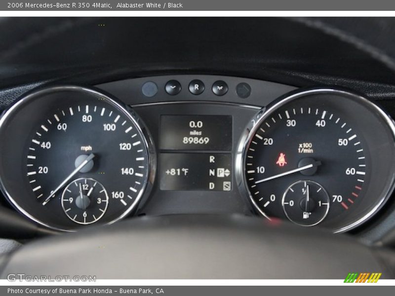Alabaster White / Black 2006 Mercedes-Benz R 350 4Matic
