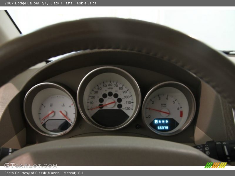 Black / Pastel Pebble Beige 2007 Dodge Caliber R/T