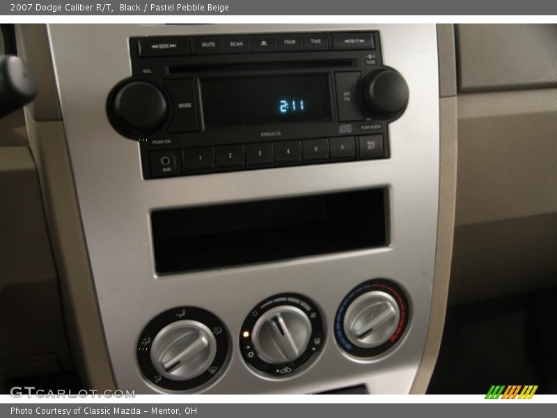 Black / Pastel Pebble Beige 2007 Dodge Caliber R/T