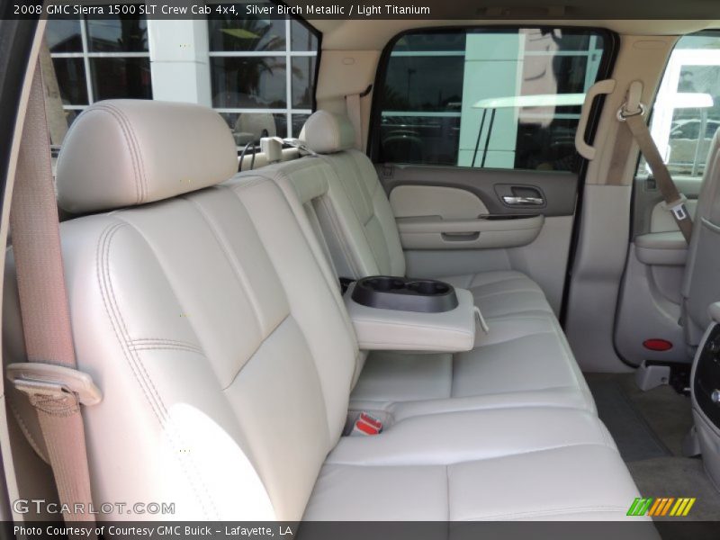 Silver Birch Metallic / Light Titanium 2008 GMC Sierra 1500 SLT Crew Cab 4x4