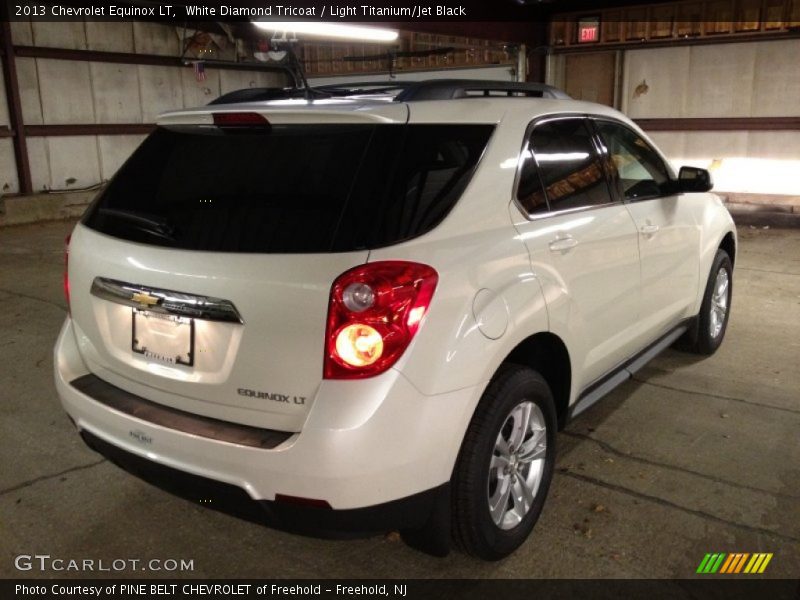 White Diamond Tricoat / Light Titanium/Jet Black 2013 Chevrolet Equinox LT
