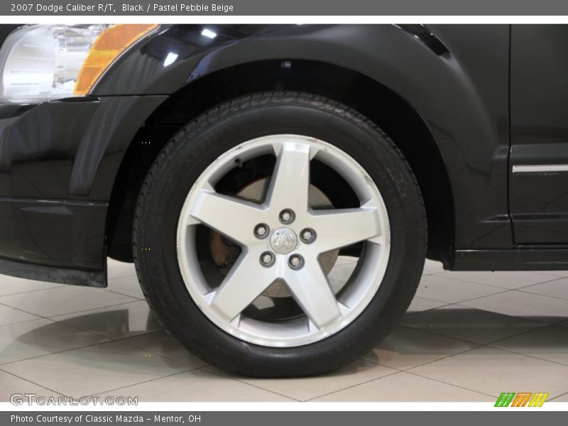 Black / Pastel Pebble Beige 2007 Dodge Caliber R/T