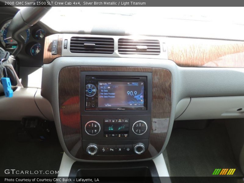 Silver Birch Metallic / Light Titanium 2008 GMC Sierra 1500 SLT Crew Cab 4x4