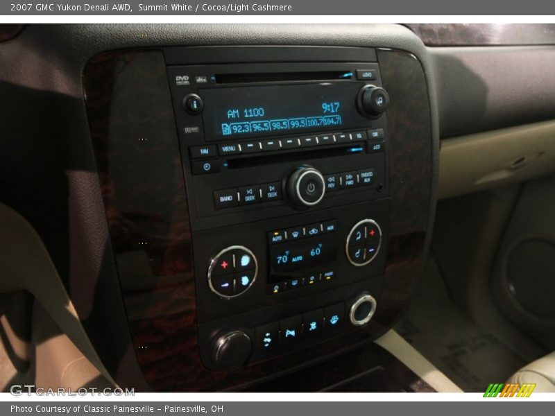 Summit White / Cocoa/Light Cashmere 2007 GMC Yukon Denali AWD