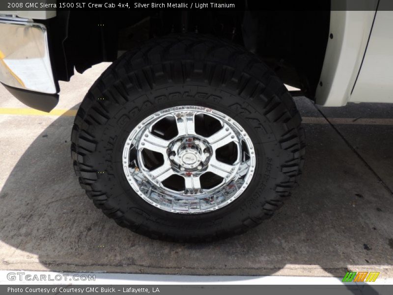 Silver Birch Metallic / Light Titanium 2008 GMC Sierra 1500 SLT Crew Cab 4x4