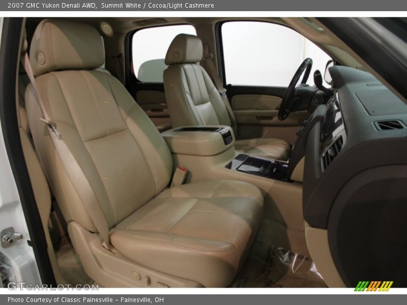 Summit White / Cocoa/Light Cashmere 2007 GMC Yukon Denali AWD