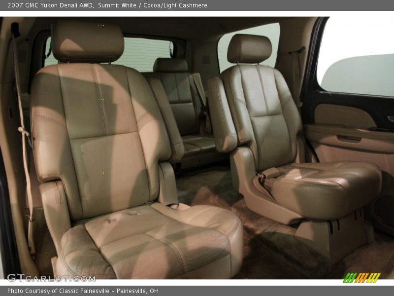 Summit White / Cocoa/Light Cashmere 2007 GMC Yukon Denali AWD